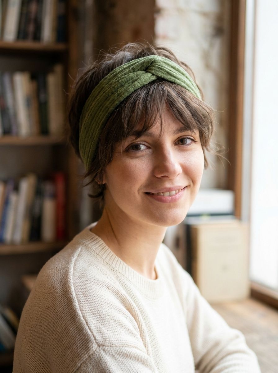 Haarband Frisur für kurze Haare - Frisuren mit Haarband